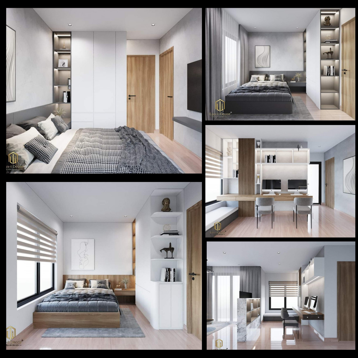 Mẫu thiết kế nội thất căn hộ 69m2 - Vinhomes Grand Park quận 9