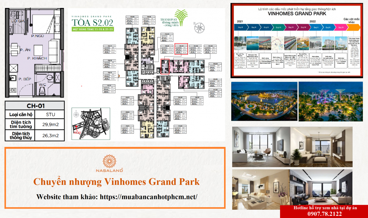 Tòa S2.02 Vinhomes Grand Park, 512 Nguyễn Xiển, Long Thạnh Mỹ, Quận 9, Tp.Thủ Đức, Tphcm